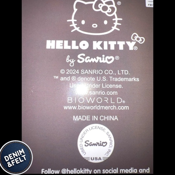 Hello Kitty Womens 50th Anniversary Embroidered Graphic Sweatshirt/Pullover| NEW - Picture 12 of 14